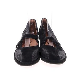 NWOT L’Amour Des Pieds Women’s Black Suede Ballet Flats with Strap.  8 Medium.